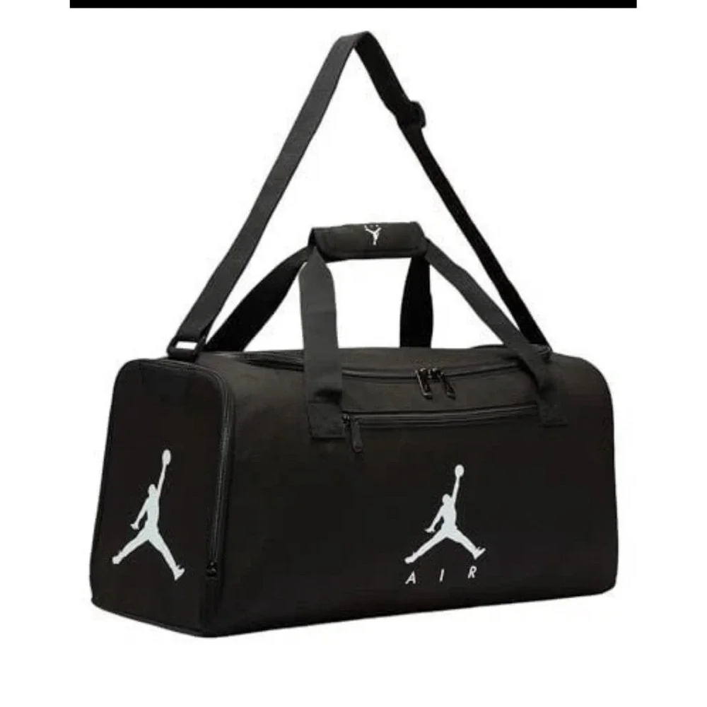 NEW Nike Air Jordan Jumpman Duffle Bag Black & White Size Small # SM0744-023